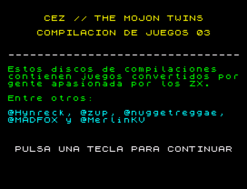 The Mojon Twins Compilation 03